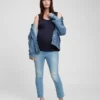 Camiseta sin mangas moderna de premamá