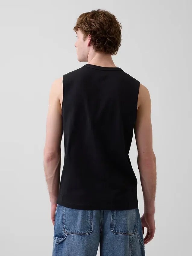 Camiseta sin mangas tipo «muscle»