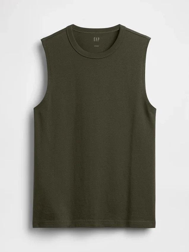 Camiseta sin mangas tipo «muscle»