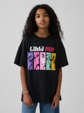 Camiseta túnica infantil con estampado de «K-Pop Demon Hunters»