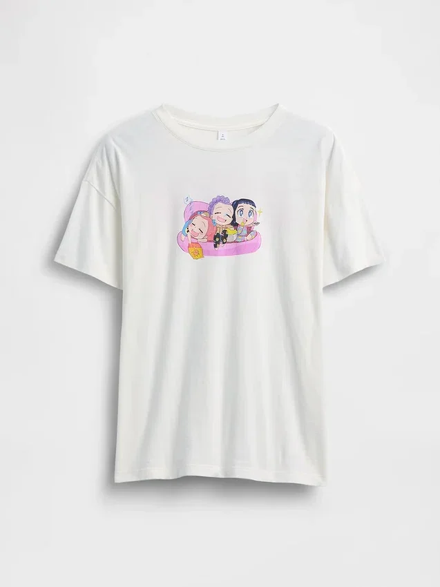 Camiseta túnica infantil con estampado de «K-Pop Demon Hunters»