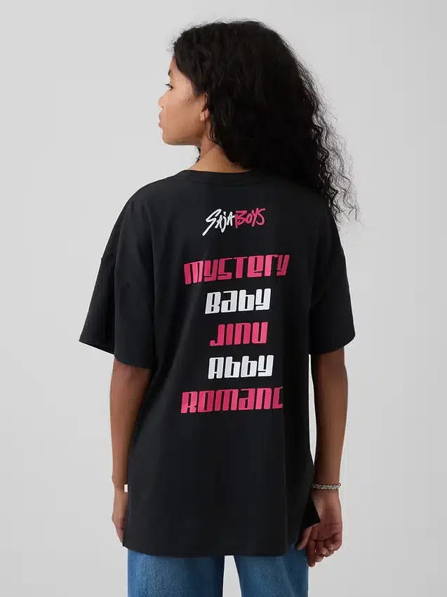 Camiseta túnica infantil con estampado de «K-Pop Demon Hunters»