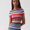 Camiseta transparente con rayas «Happy Stripe» de Gapstudio