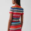 Camiseta transparente con rayas «Happy Stripe» de Gapstudio