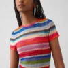 Camiseta transparente con rayas «Happy Stripe» de Gapstudio