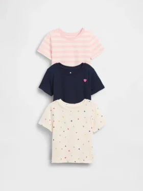 Camisetas combinables para bebés y niños (paquete de 3)