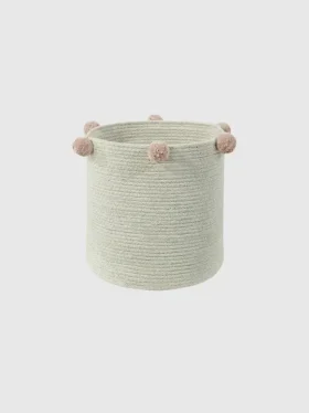 Cesta «Bubbly» de Lorena Canals, color natural-nude