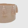 Cesta de Lorena Canals «New Tassels» rosa