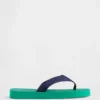 Chanclas con plataforma de lona