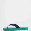Chanclas con plataforma de lona