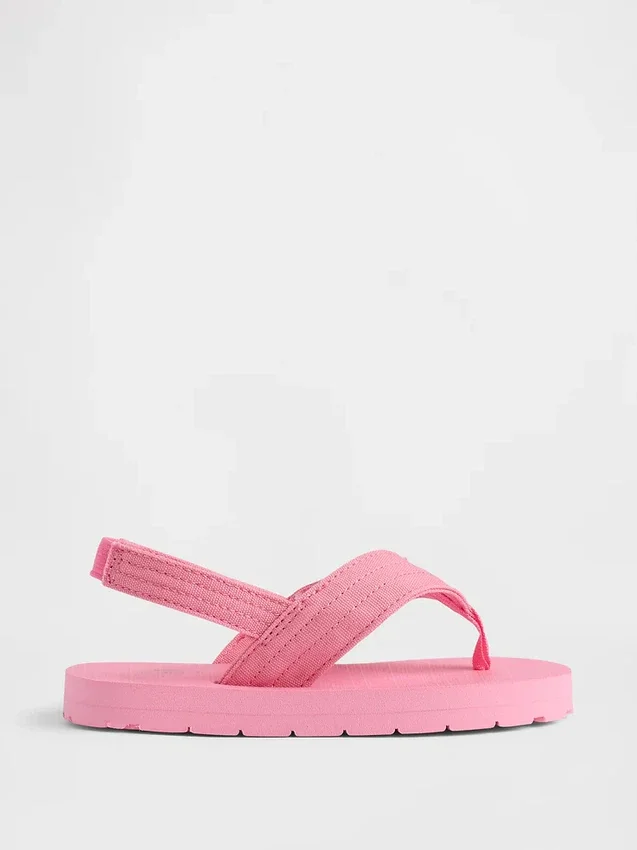 Chanclas de lona para niños pequeños