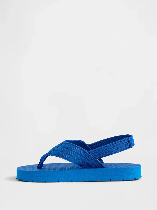 Chanclas de lona para niños pequeños