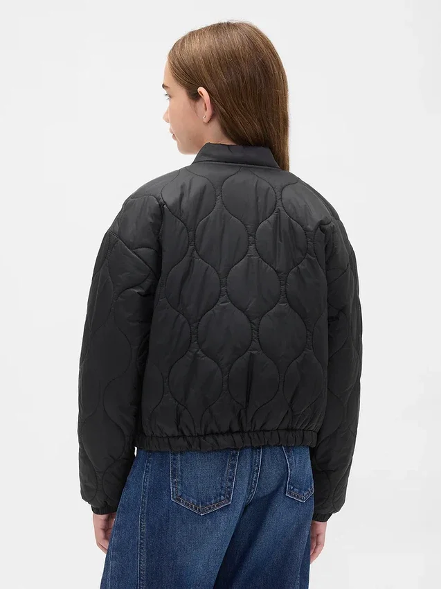 Chaqueta acolchada ligera reciclada para niños