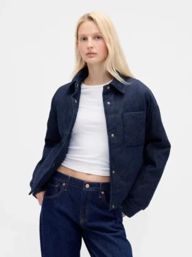 Chaqueta acolchada vaquera