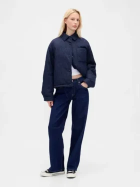 Chaqueta acolchada vaquera