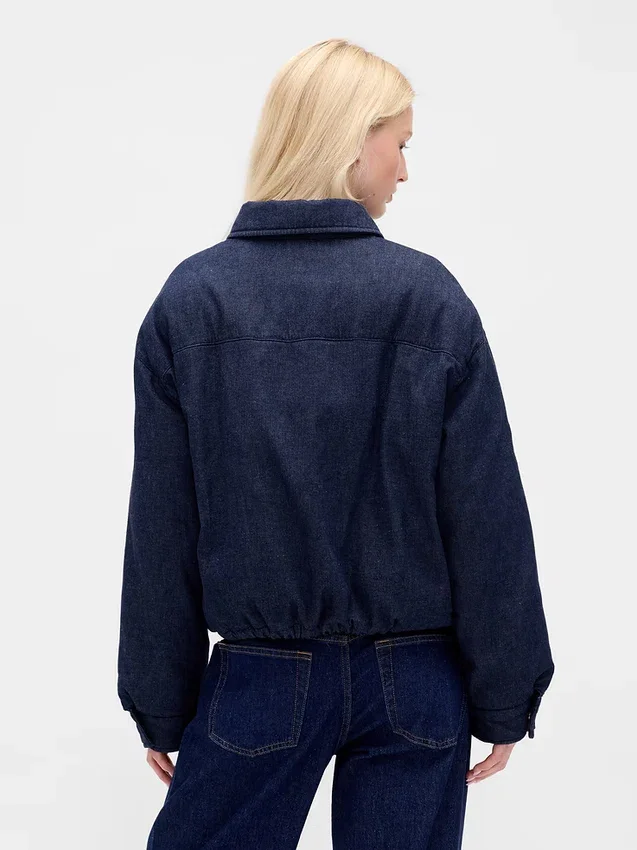 Chaqueta acolchada vaquera