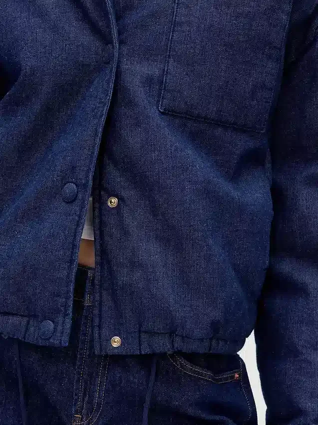 Chaqueta acolchada vaquera