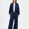 Chaqueta bomber de denim ultrasuave