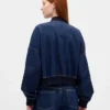 Chaqueta bomber de denim ultrasuave