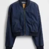 Chaqueta bomber de denim ultrasuave