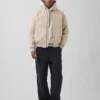 Chaqueta bomber de lona