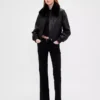 Chaqueta bomber de piel vegana