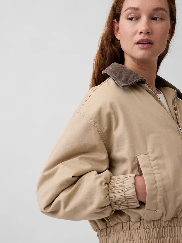 Chaqueta bomber oversize