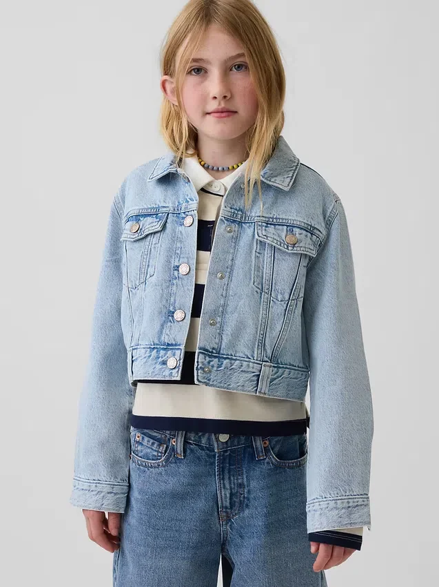 Chaqueta corta vaquera para niño