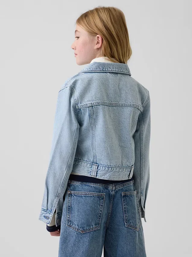 Chaqueta corta vaquera para niño
