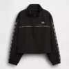 Chaqueta cortavientos con logo de corte holgado para niños