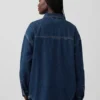 Chaqueta de camisa vaquera oversize