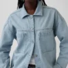 Chaqueta de camisa vaquera oversize