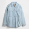 Chaqueta de camisa vaquera oversize