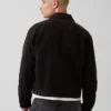 Chaqueta de trabajo de corte cuadrado en denim