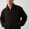 Chaqueta de trabajo de corte cuadrado en denim
