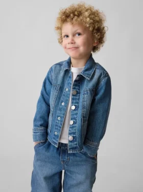 Chaqueta de trabajo vaquera para bebés y niños pequeños