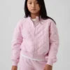 Chaqueta infantil oversize acolchada con cremallera