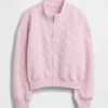 Chaqueta infantil oversize acolchada con cremallera