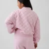 Chaqueta infantil oversize acolchada con cremallera