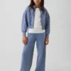 Chaqueta infantil oversize acolchada con cremallera