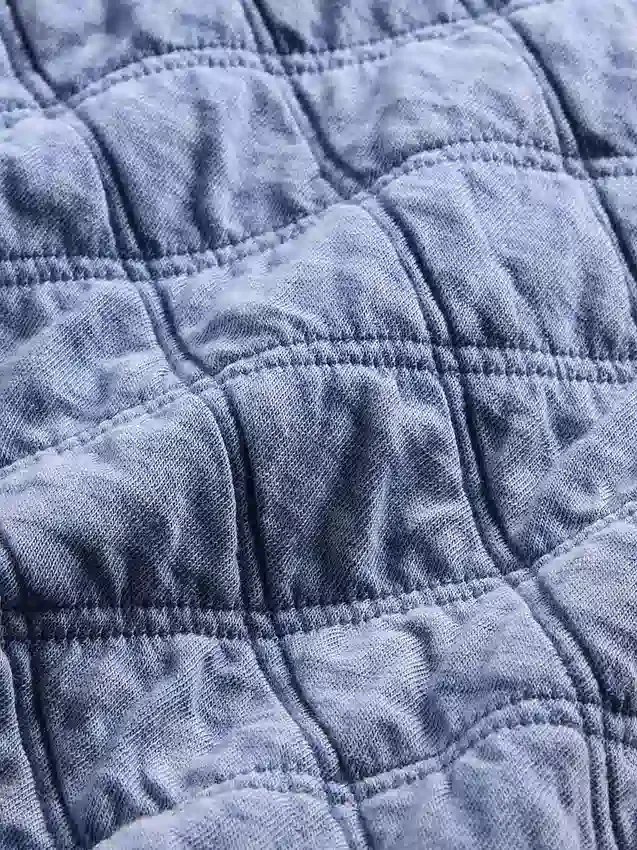 Chaqueta infantil oversize acolchada con cremallera