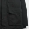 Chaqueta parka de tejido grueso para niños