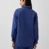 Chaqueta tipo camisa oversize