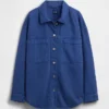 Chaqueta tipo camisa oversize