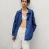 Chaqueta tipo camisa oversize