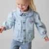 Chaqueta vaquera bordada para bebés y niños