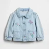 Chaqueta vaquera bordada para bebés y niños