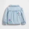 Chaqueta vaquera bordada para bebés y niños