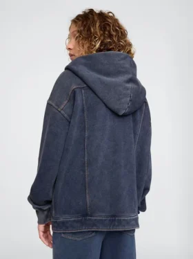 Chaqueta vaquera con capucha Icon para niño
