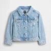 Chaqueta vaquera con corazón para bebés y niños